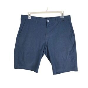 Travis Mathew Hammock Day Shorts Mens 36 Blue Mood Indigo Golf Casual Stretch